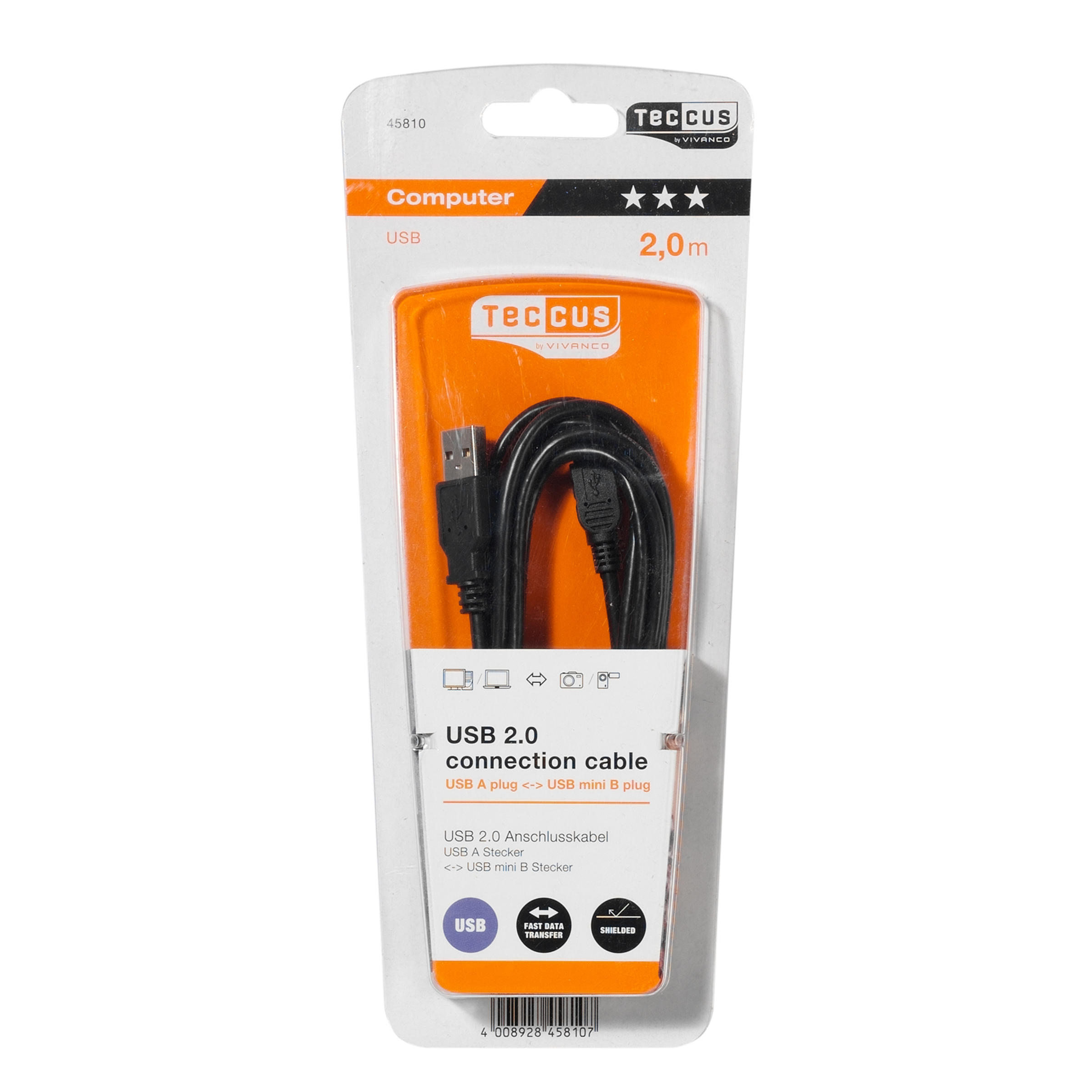 VIVANCO 45810 USB Kabel