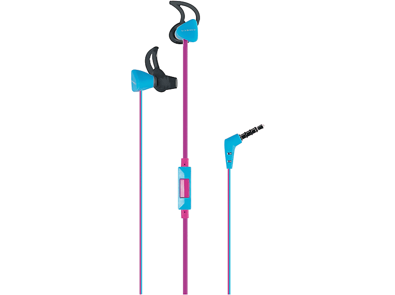 VIVANCO 37298, In-ear Kopfhörer Pink/Blau