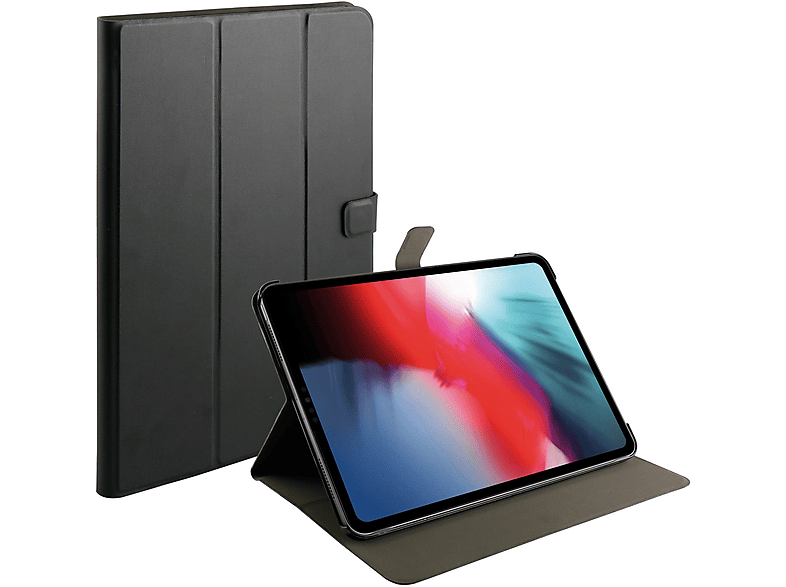 VIVANCO 60616 Tablet Hülle Sleeve für Apple Synthetikleder, Schwarz