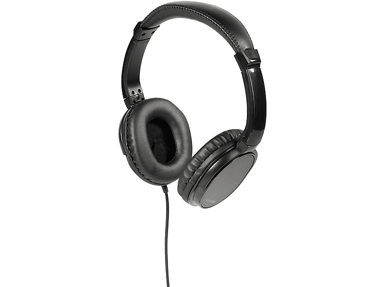 VIVANCO 38906, On-ear Ohraufliegende Kopfhörer Schwarz