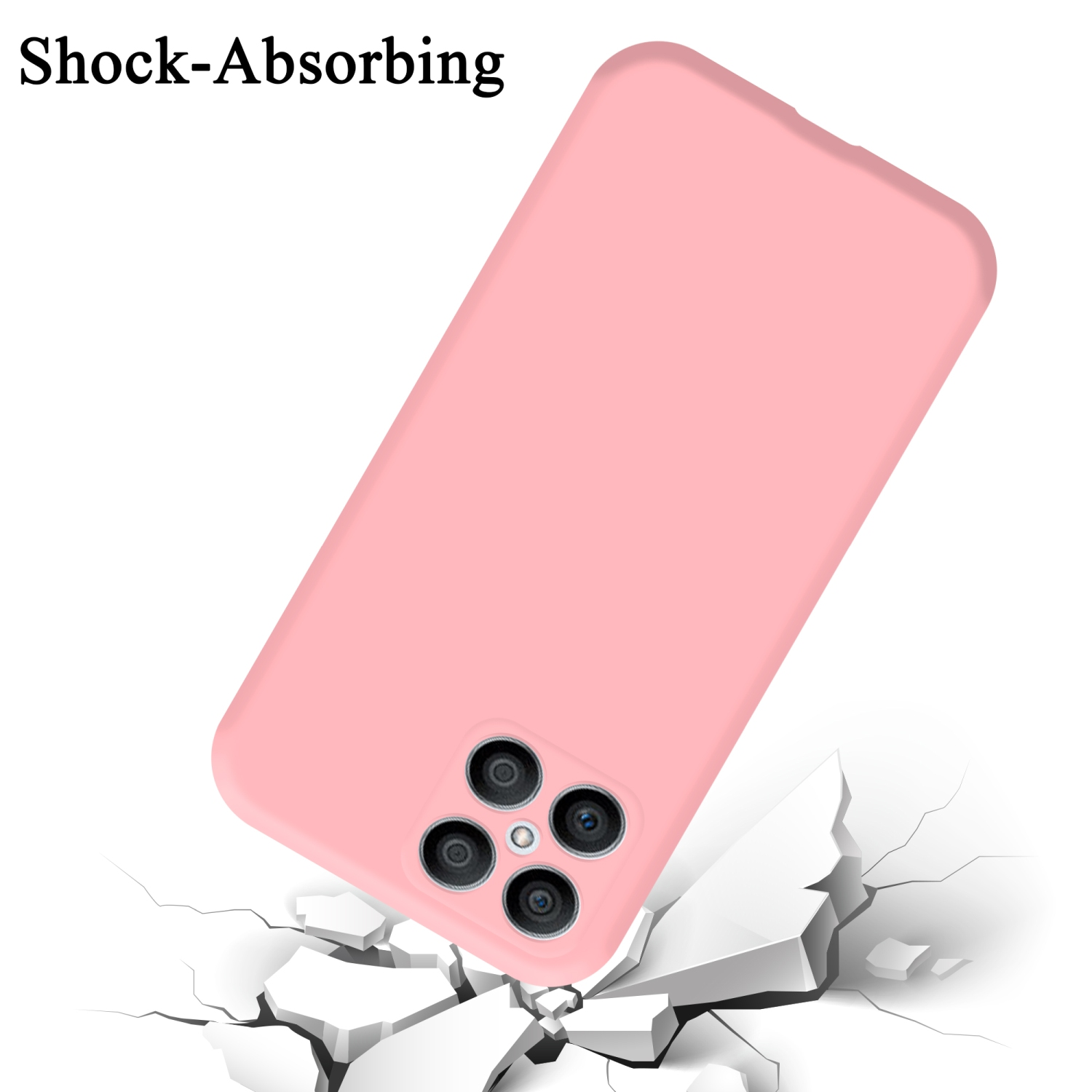 LIQUID Backcover, Liquid Honor, Case Style, im PINK X8, CADORABO Hülle Silicone