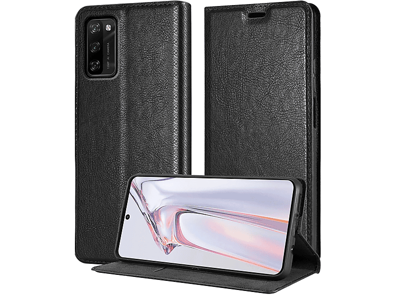 Custodia Oppo A17 GOKEN Cover Per Oppo A17 4G, Custodia Flip PU Pelle TPU Custodia Militare MIL-STD 810G Con Vetro Temperato Inclusi