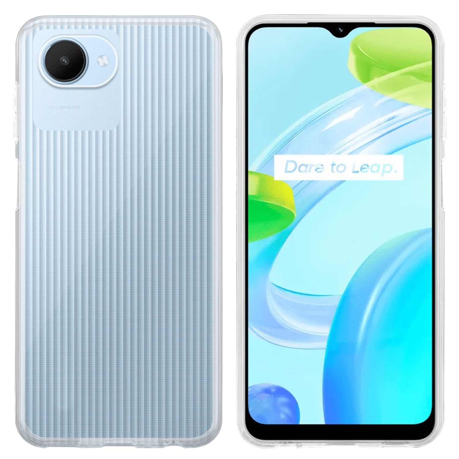 CADORABO TPU Ultra Slim PRIME, Backcover, 50i Narzo C30 / TRANSPARENT VOLL Schutzhülle, AIR Realme