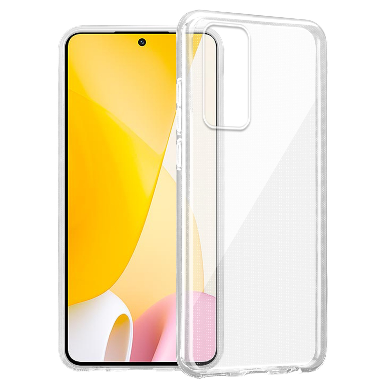 CADORABO 12 VOLL AIR TRANSPARENT LITE, Xiaomi, TPU Schutzhülle, Slim Backcover, Ultra