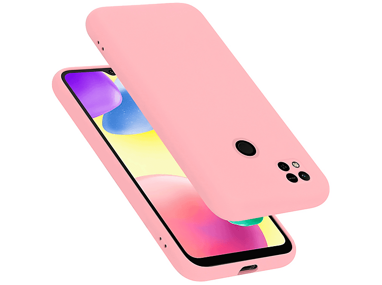 Custodia Per Xiaomi Redmi 9C/10A/9 Activ – Trasparente Con Bordi TPU Morbidi – Protezione Antiurto, Rosa