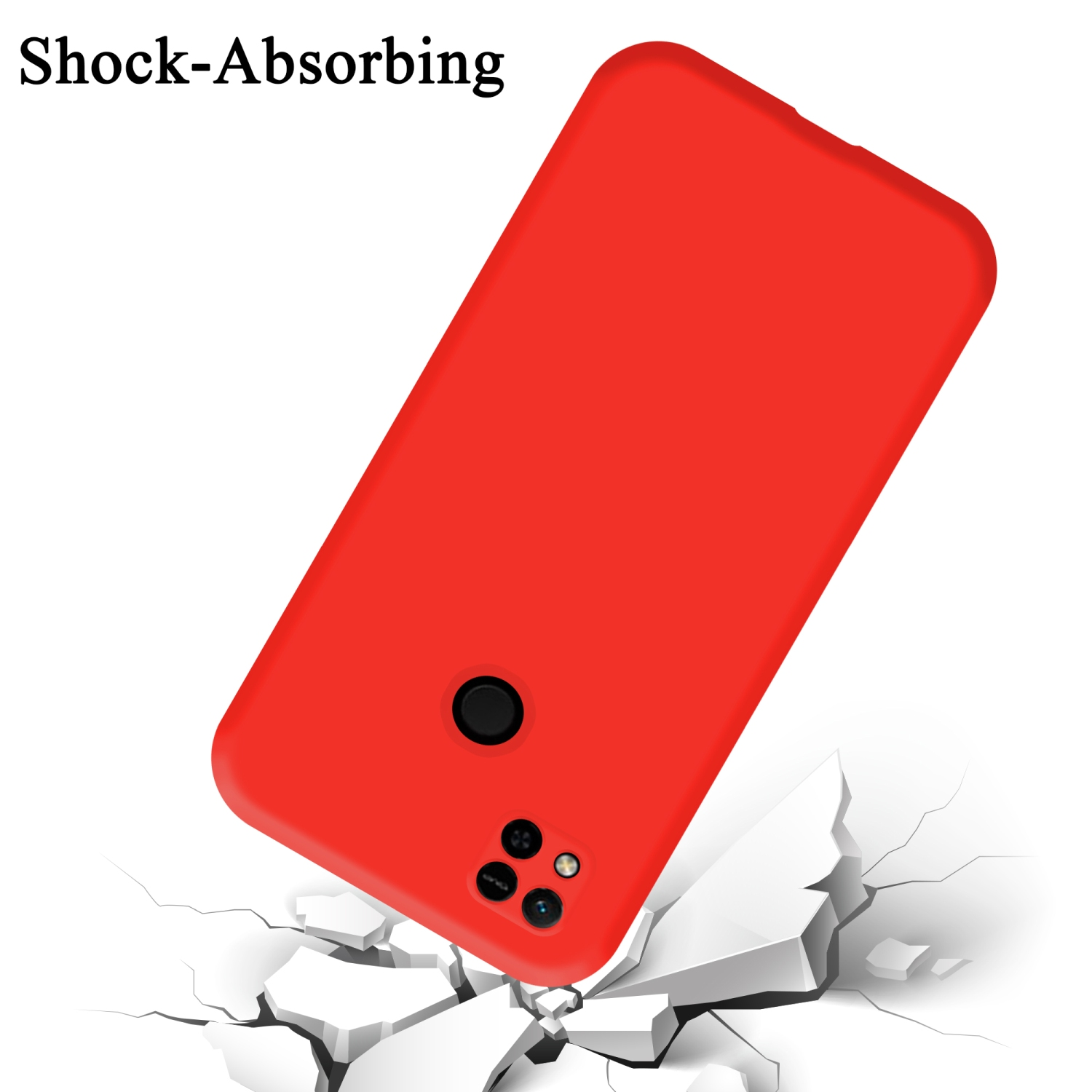 Liquid LIQUID 10A, Hülle / ROT Silicone CADORABO im 9C RedMi Backcover, Style, Xiaomi, Case RedMi