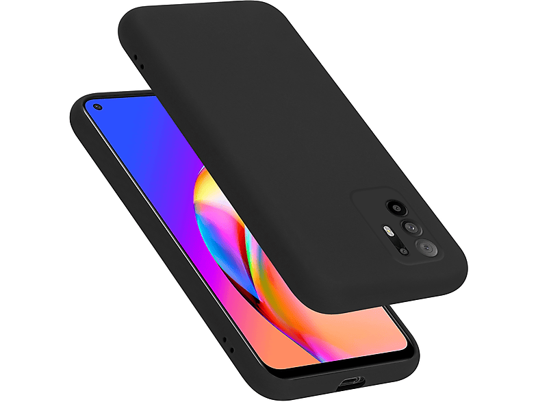 Topme Custodia In Silicone Per OPPO A91 (6,4 Pollici) - Cover TPU Con Bordo Dorato, Antigraffio E Anticaduta (Verde)