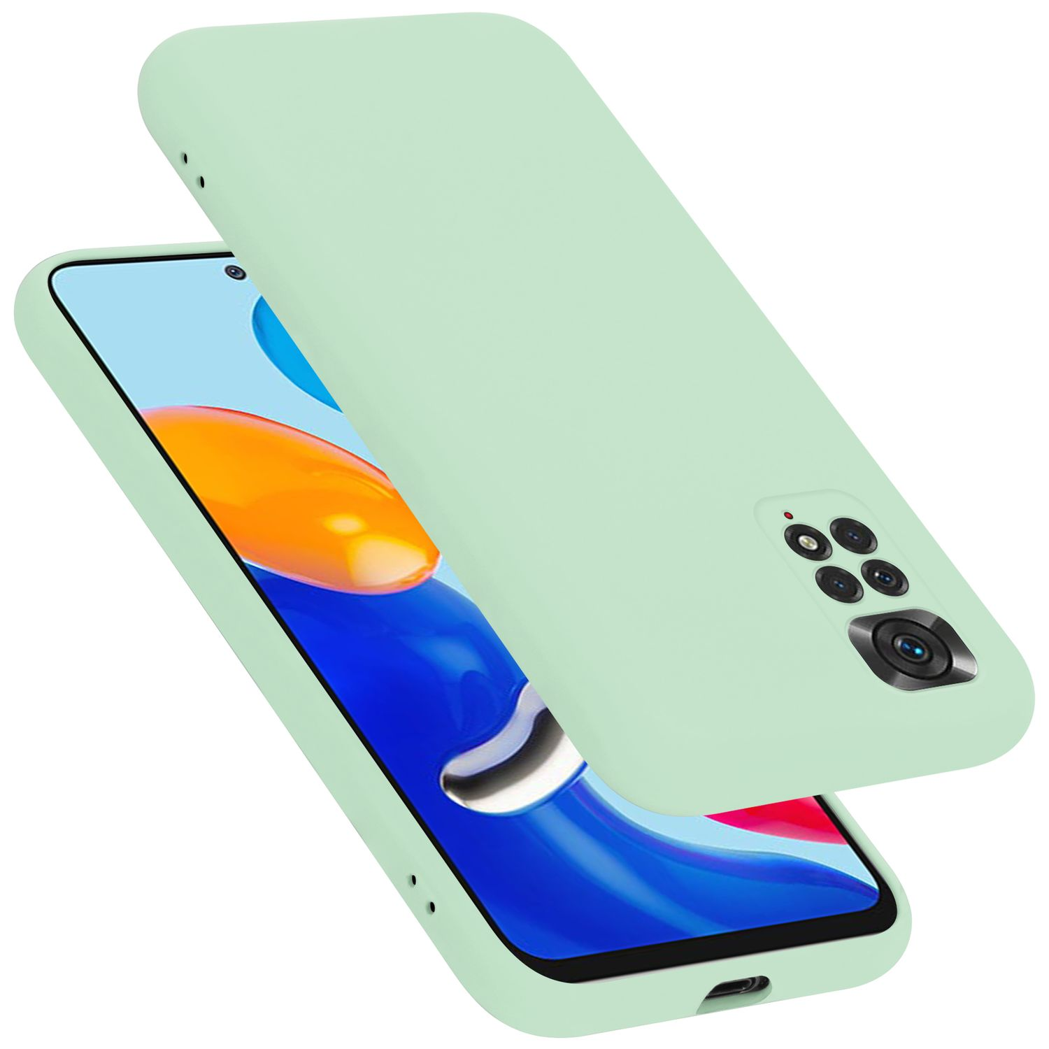 Cover Verde Xiaomi Poco M6 Pro 4G e Redmi Note 13 Pro 4G Antiurto