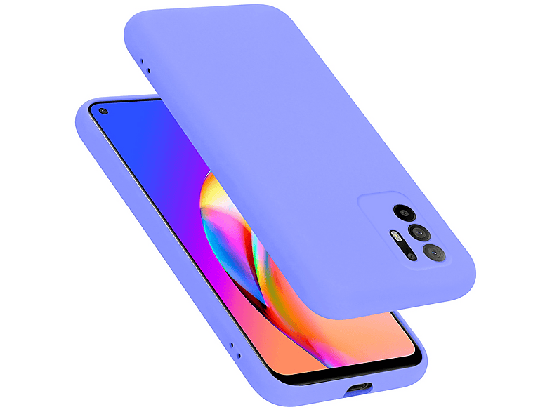 Cadorabo Custodia compatibile con Oppo A94 5G in CANDY NERO - Morbida Cover Protettiva Sottile di Silicone TPU con Bordo Protezione - Ultra Slim Back Case Bumper