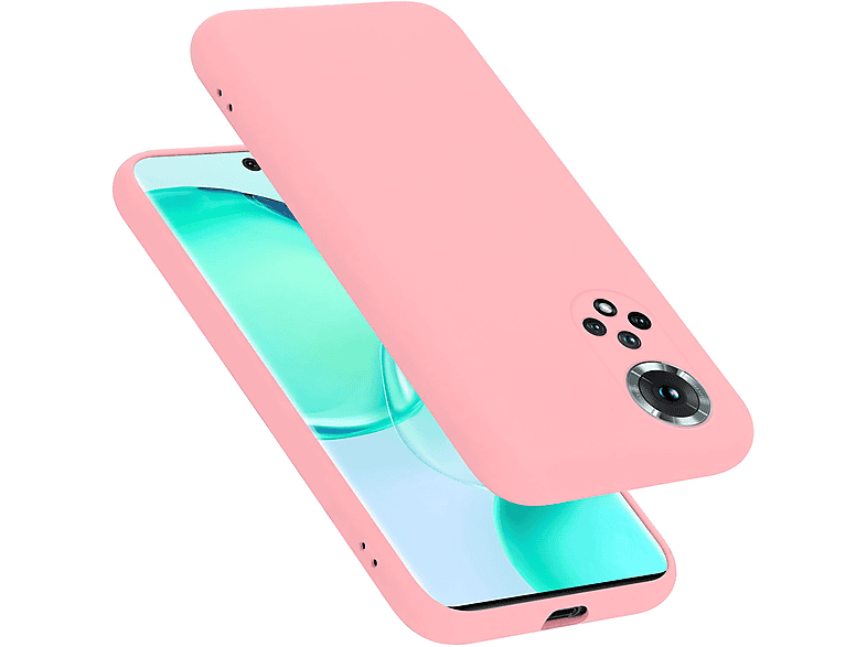 CADORABO Hülle 50 Silicone im Huawei Liquid Backcover, / Honor, Case Style, 9, PINK NOVA LIQUID