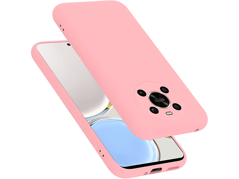 CADORABO Hülle im Liquid Silicone Case Style, Backcover, Honor, MAGIC 4 LITE, LIQUID PINK | Backcover