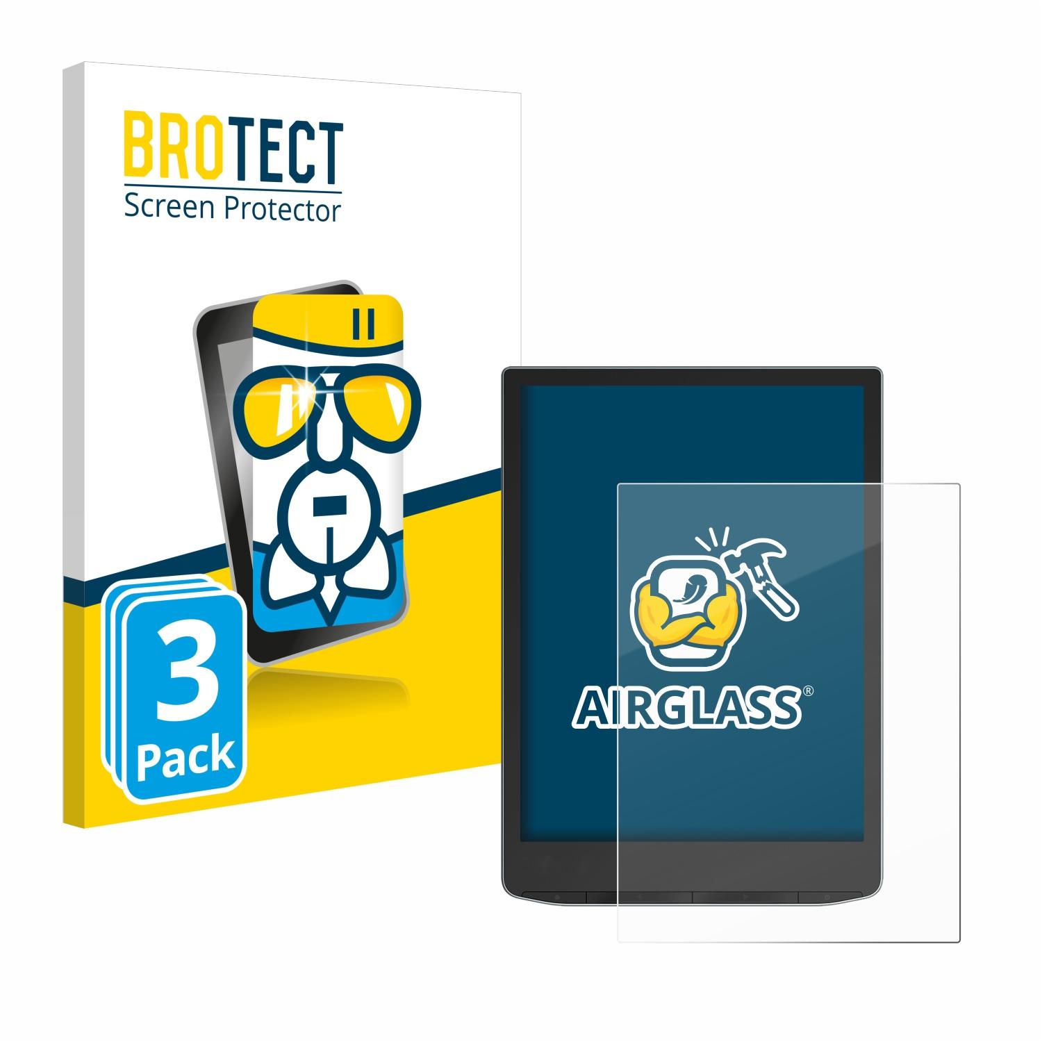 BROTECT 3x Airglass klare Schutzfolie(für 3) InkPad Color PocketBook