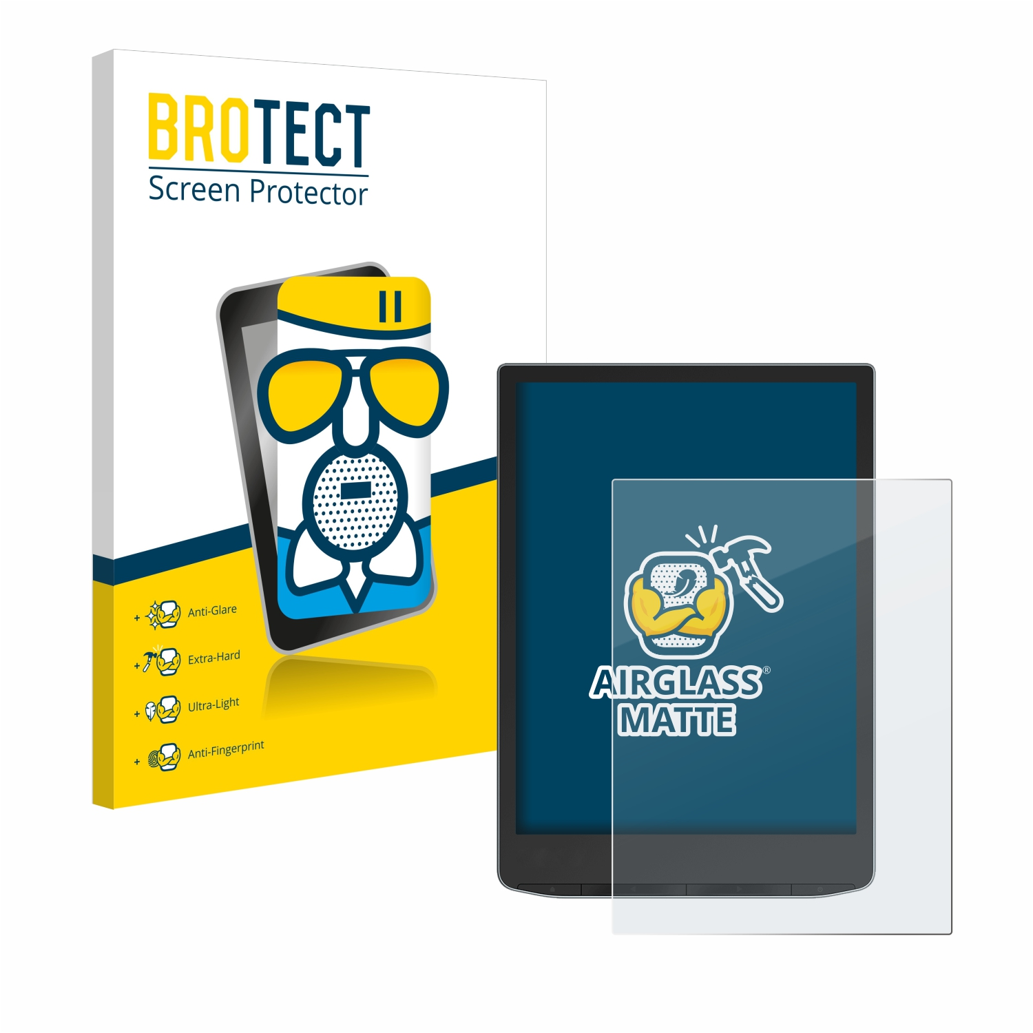 Schutzfolie(für matte PocketBook Airglass Color 3) BROTECT InkPad