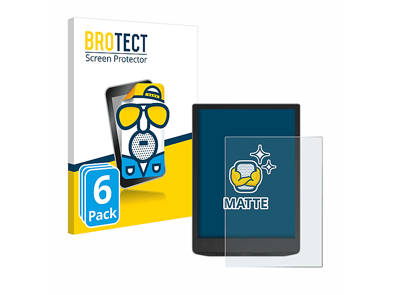 BROTECT 6x matte Schutzfolie(für PocketBook InkPad Color 3)