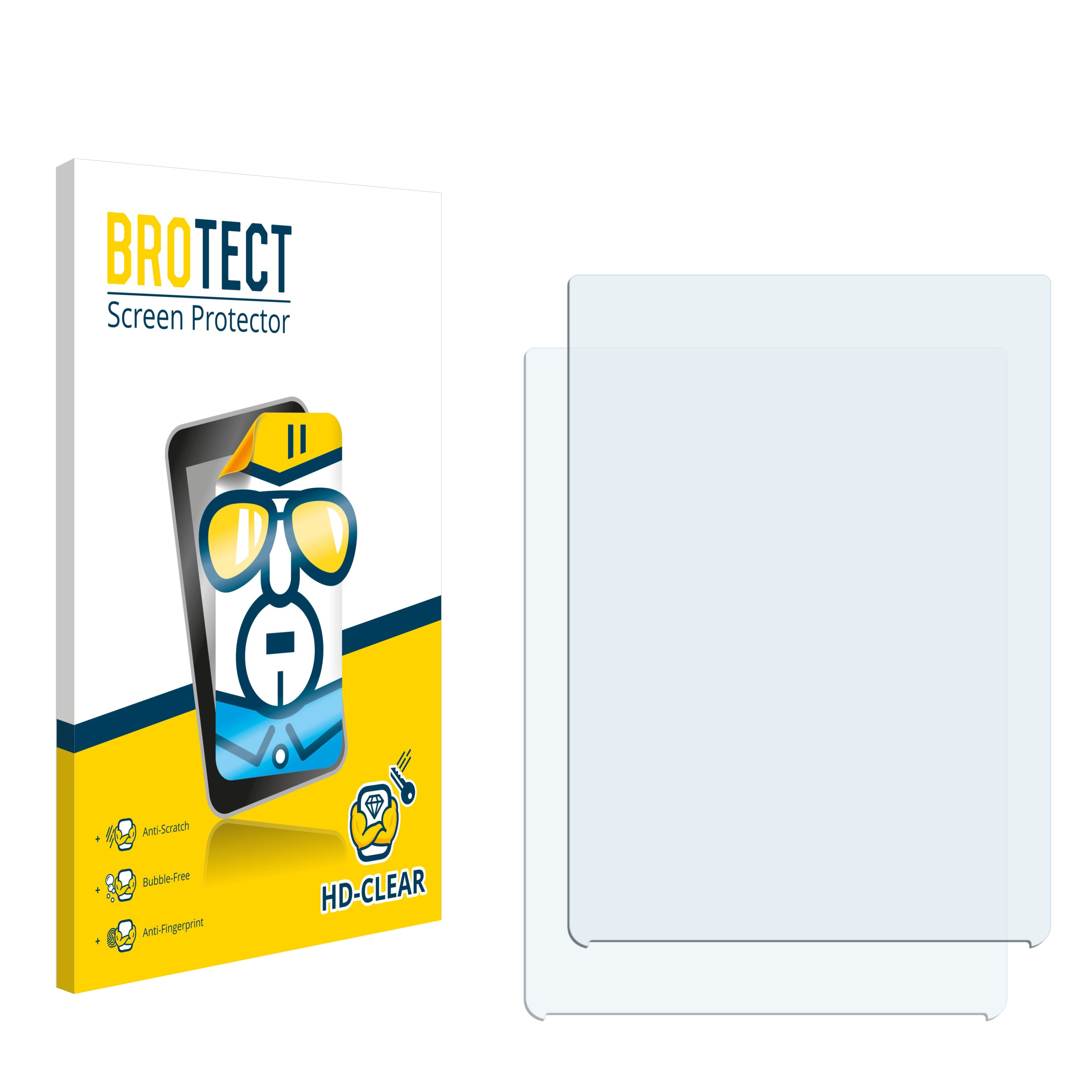 InkPad BROTECT 2x 4) klare PocketBook Schutzfolie(für