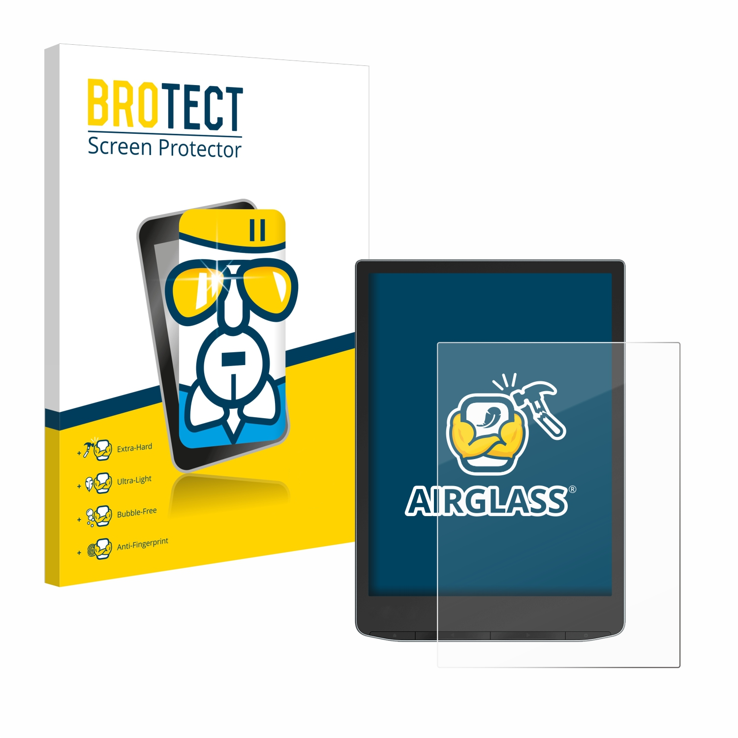 BROTECT Airglass klare Schutzfolie(für PocketBook Color InkPad 3)