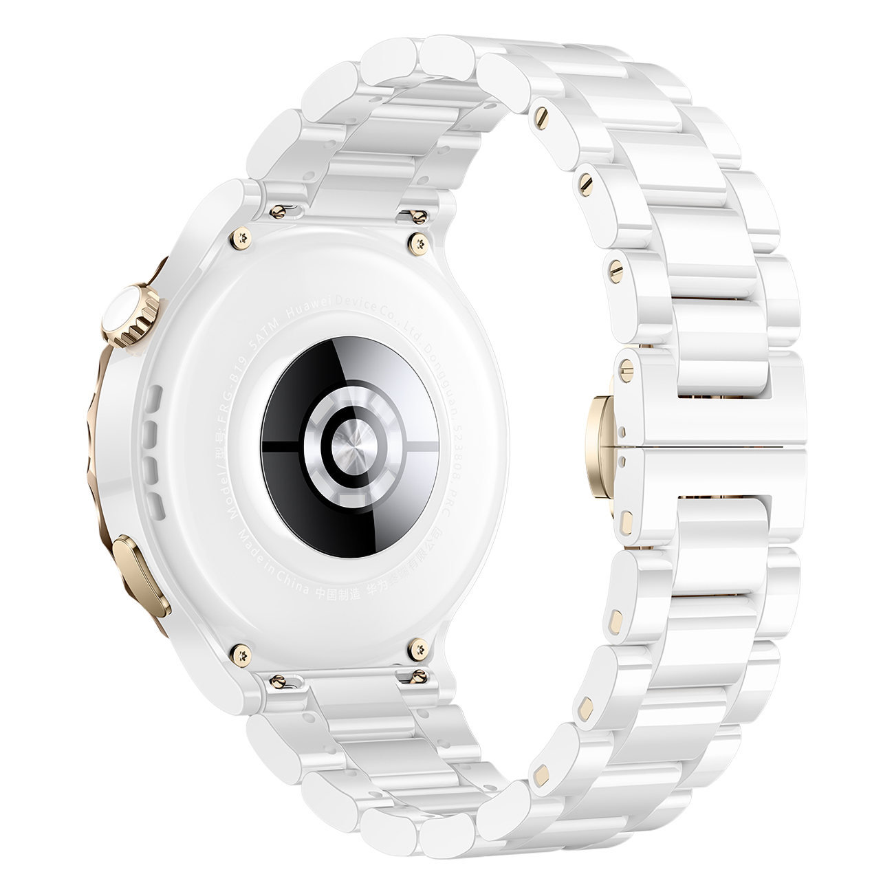 HUAWEI Watch GT3 Pro 130-190 Keramik Smartwatch mm, gold Strap, Fluoroelastomer