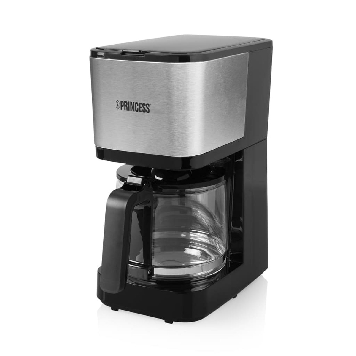 Cafetera de goteo - PRINCESS 01.246031.01.001, 750 W, 1,25 l, 12 tazas, Inox