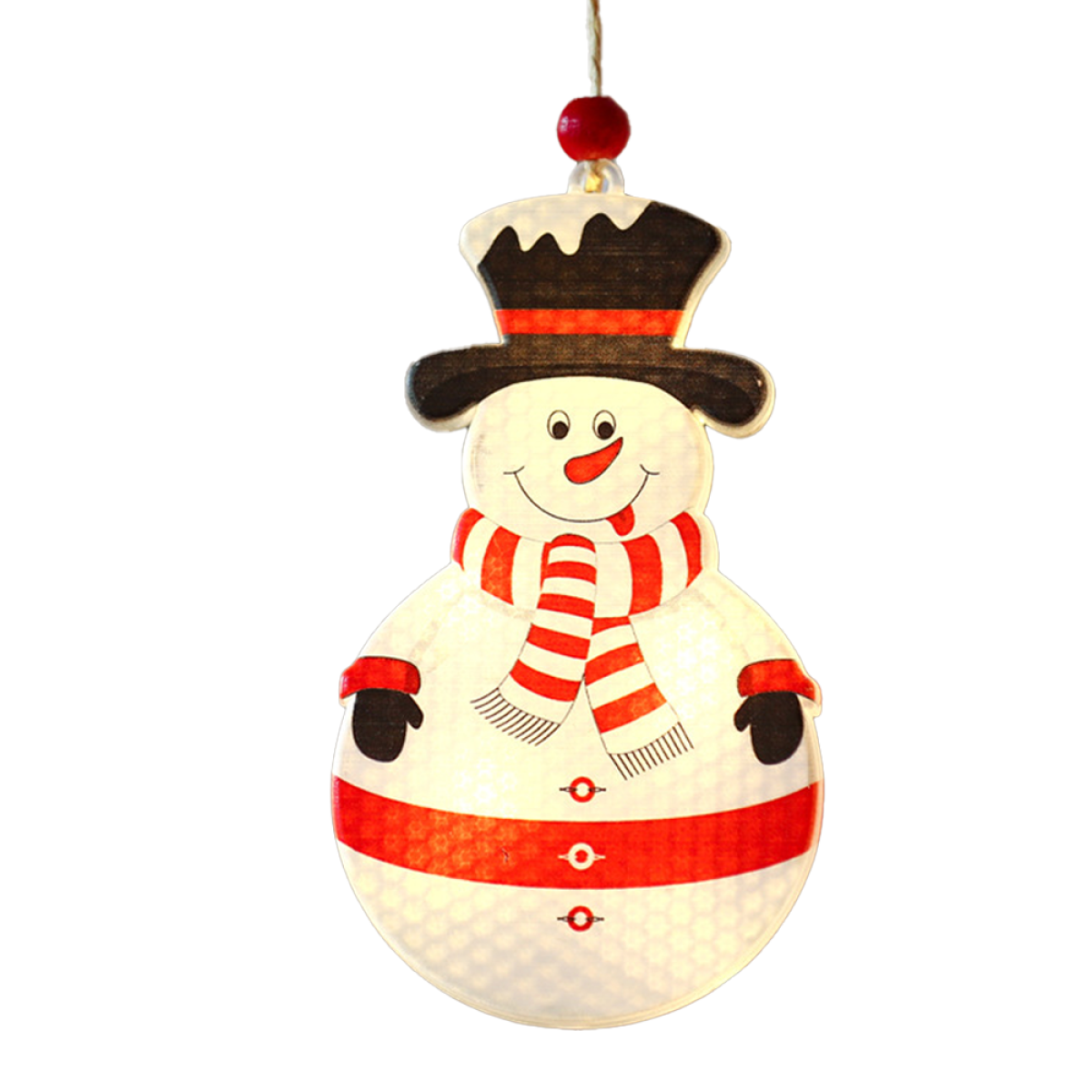 COZEVDNT Christmas LED Hanging Ornaments Tree Decoration Weihnachtsdeko, for Rot