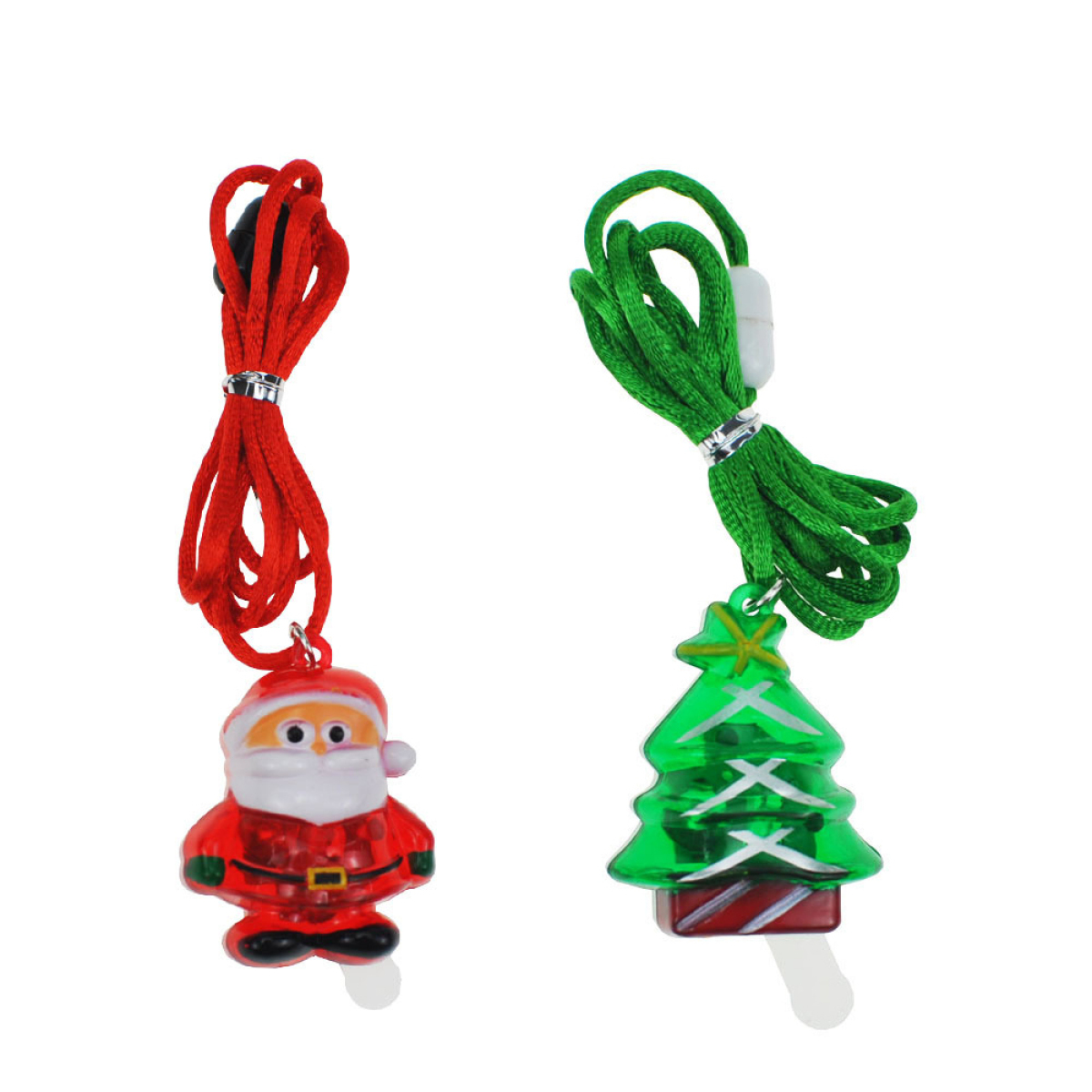 COZEVDNT Christmas Parties Festive Light-Up Accessories Xmas Necklaces for Bulb Weihnachtsdeko, Mehrfarbig -