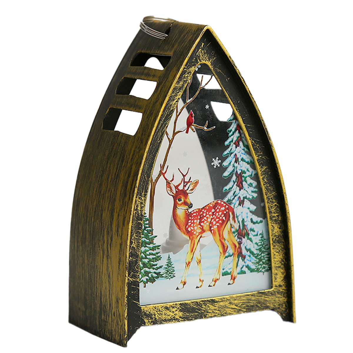 Weihnachtsdeko, Holiday - Indoor Lantern Decorative Christmas Decor Weiß for and Outdoor COZEVDNT