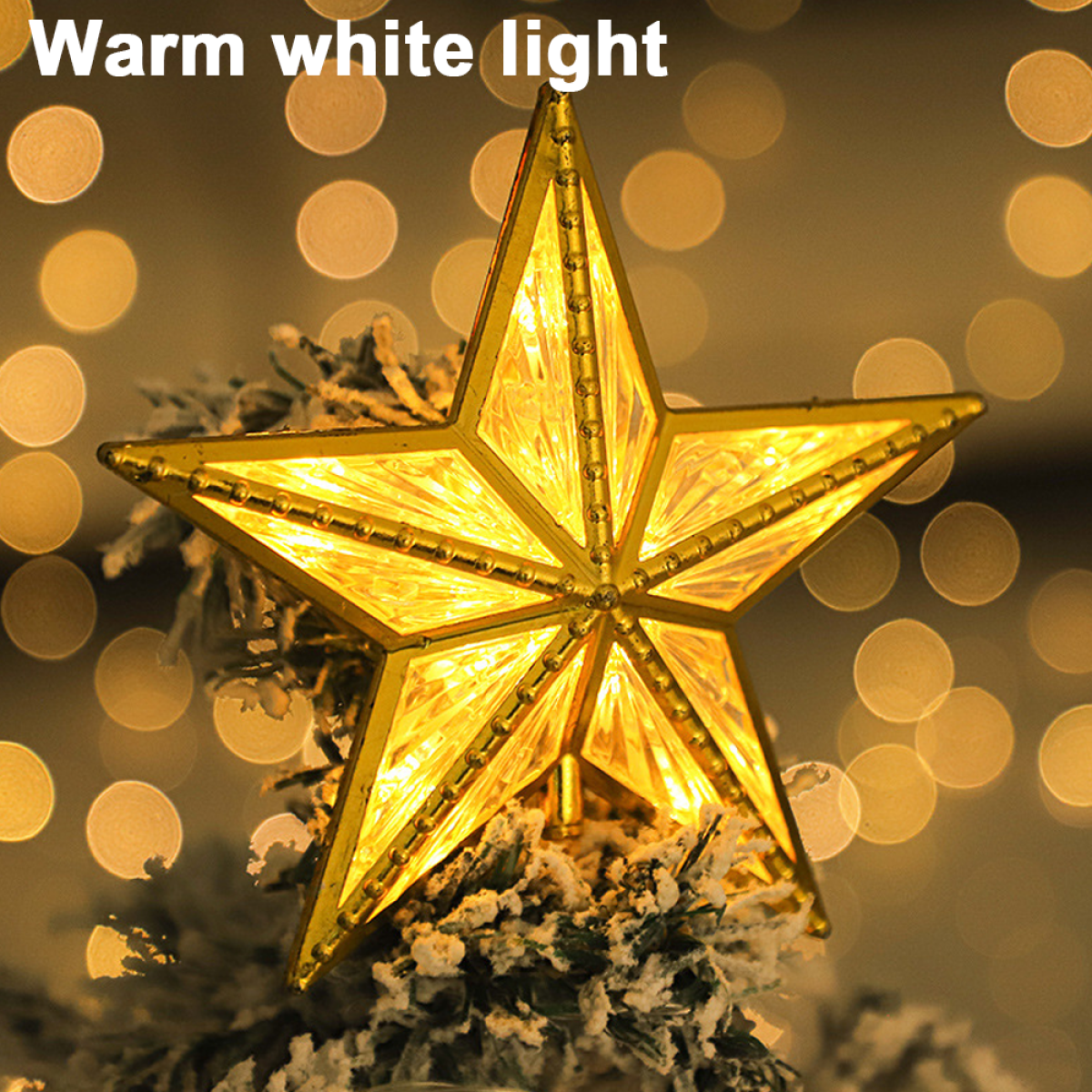 Weihnachtsdeko, Farbe Christmas Lighted Star Tree COZEVDNT Topper