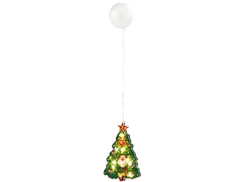 COZEVDNT Christmas Window Decoration - Weiß Lights Party Hanging Weihnachtsdeko, Lights String Decor for