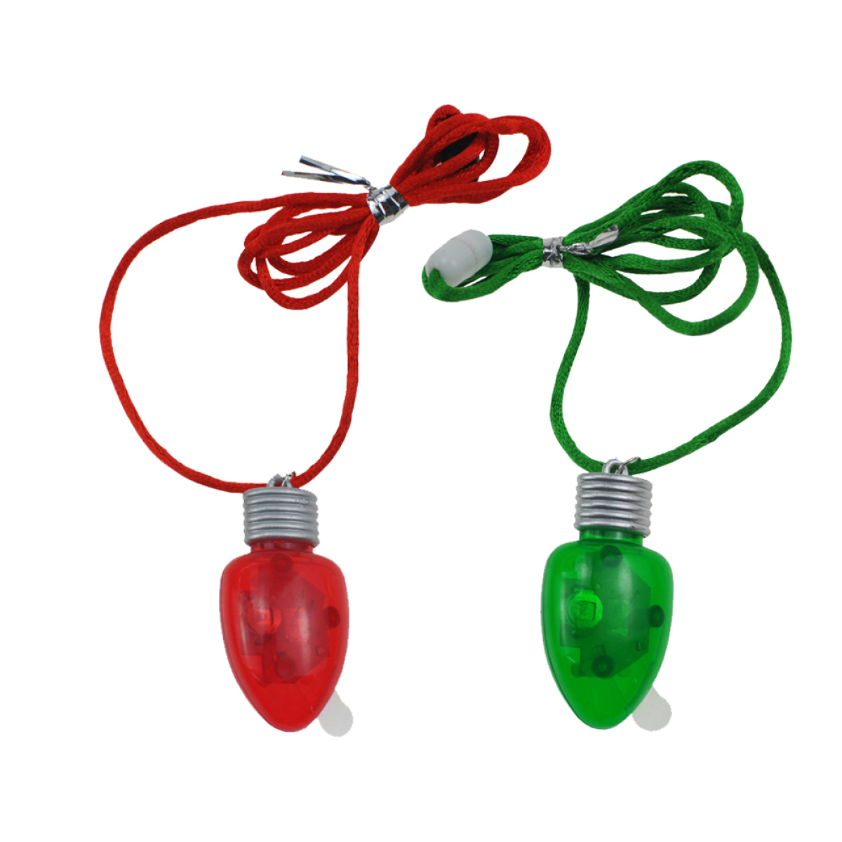 Light-Up Accessories Xmas Weihnachtsdeko, COZEVDNT - Necklaces Christmas Mehrfarbig Bulb Festive Parties for