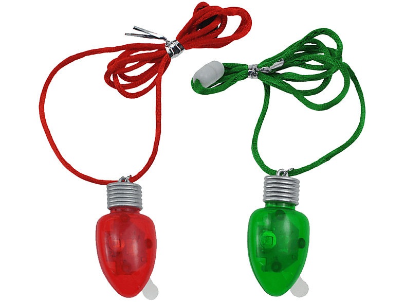COZEVDNT Light-Up Bulb Xmas - Mehrfarbig Accessories Parties Weihnachtsdeko, Necklaces Christmas Festive for