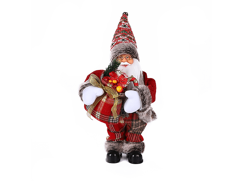 Gute Produkte COZEVDNT Singing and Xmas Weihnachtsdeko, Rot - Claus Dancing Decor Santa