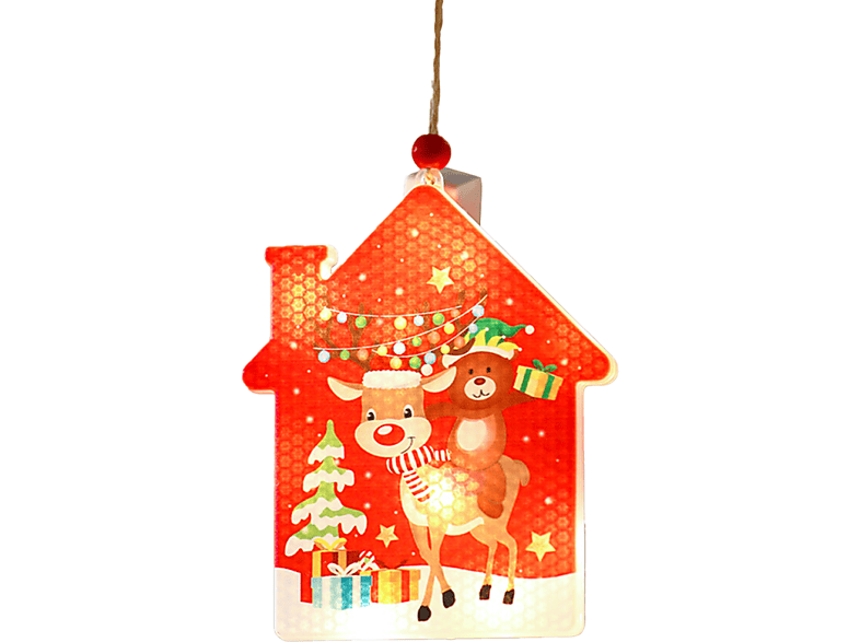 [Menge ist groß] COZEVDNT Christmas Tree Decoration Ornaments Weihnachtsdeko, Hanging LED Weiß for