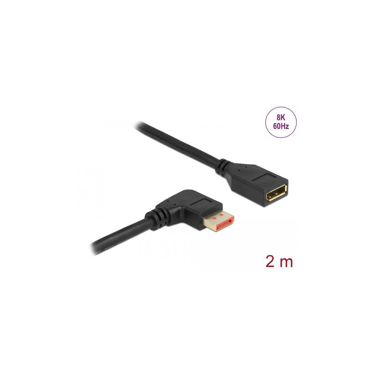 DELOCK 87078 Display Port - Kabel, Schwarz