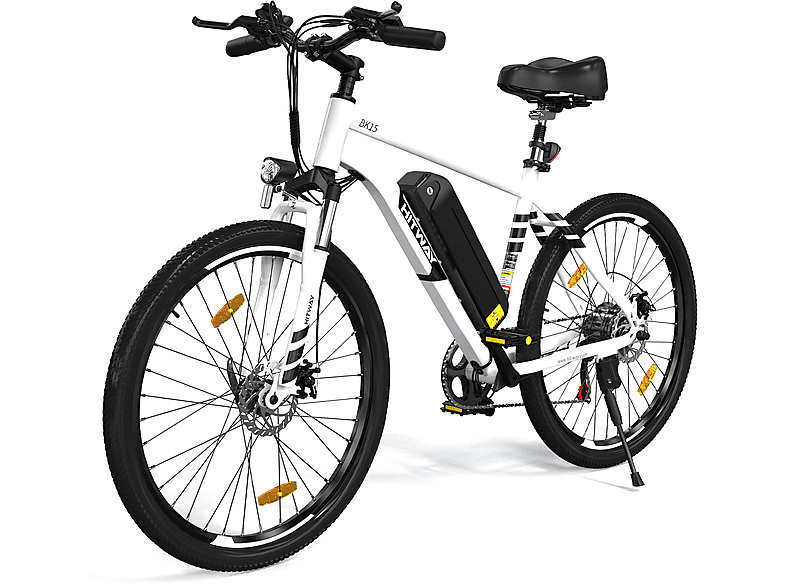 HITWAY BK15 Mountainbike (Laufradgröße: Unisex-Rad, Zoll, Weiß) 403,2, 26