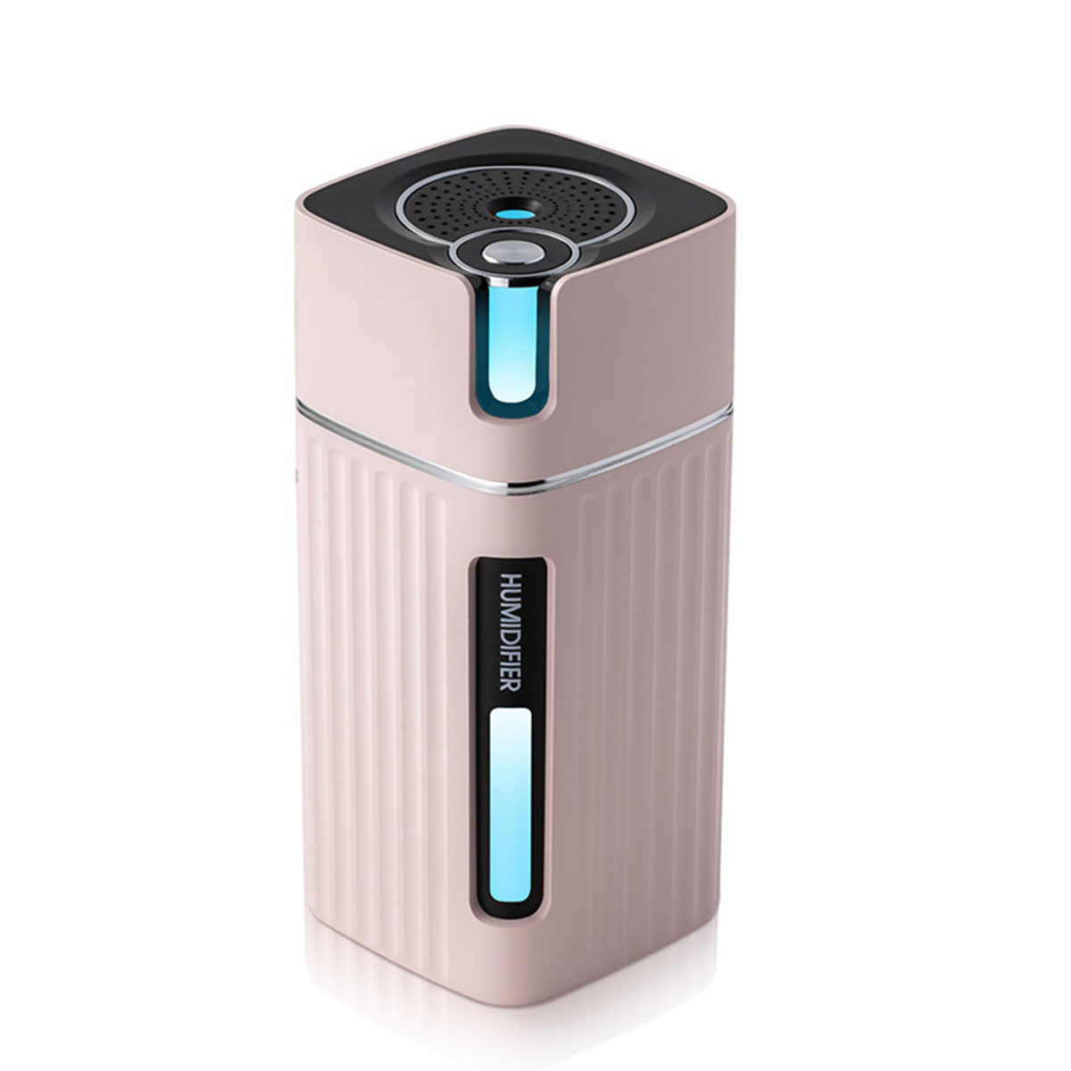 BRIGHTAKE 300ml USB Rosa Luftbefeuchter Kapazität, Mute, Mini (Raumgröße: Luftbefeuchter 10 m²) - 7-Farblicht Große