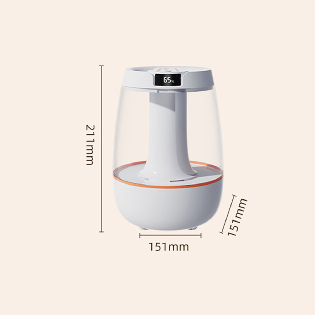 BRIGHTAKE Dual-Spray Luftbefeuchter mit Luftbefeuchter Schlafzimmer für Nachtlicht Rosa Effizient - und (Raumgröße: 20 m²) Leise
