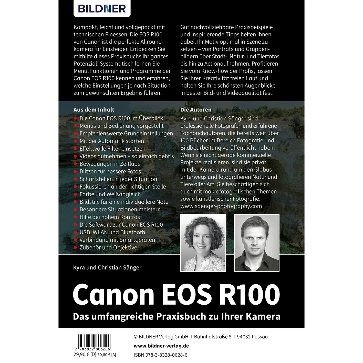 Buchcover: Canon EOS R100, detaillierte Informationen.