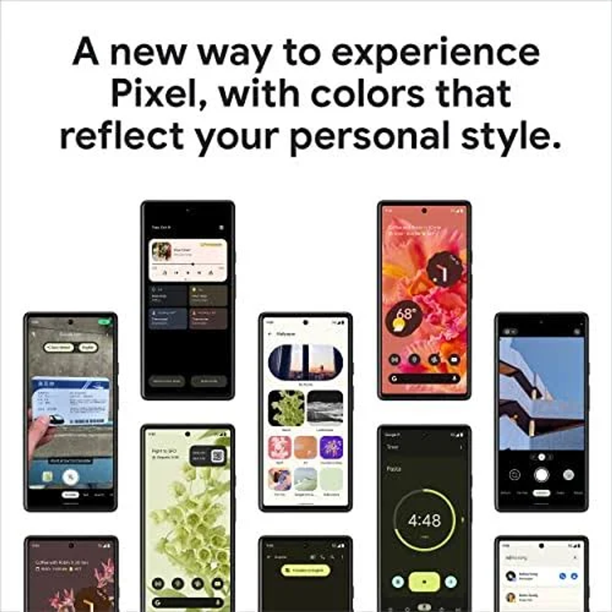 Mehrere Telefone mit verschiedenen App-Oberflächen.