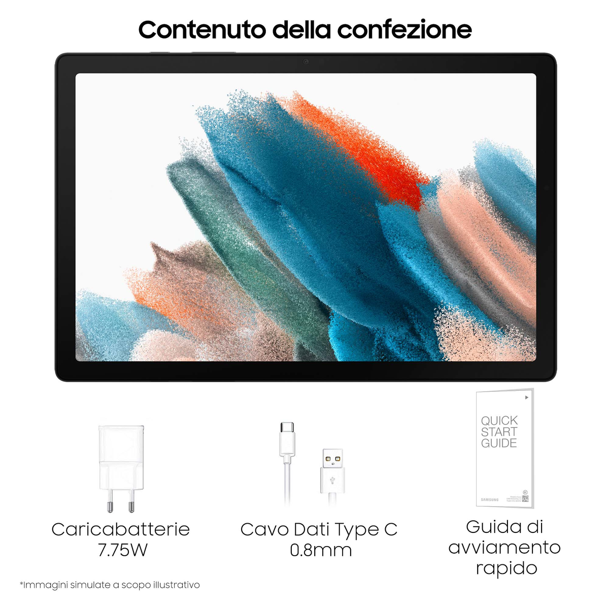 Tablet SAMSUNG Galaxy Tab A8 SM-X200 Srebrny