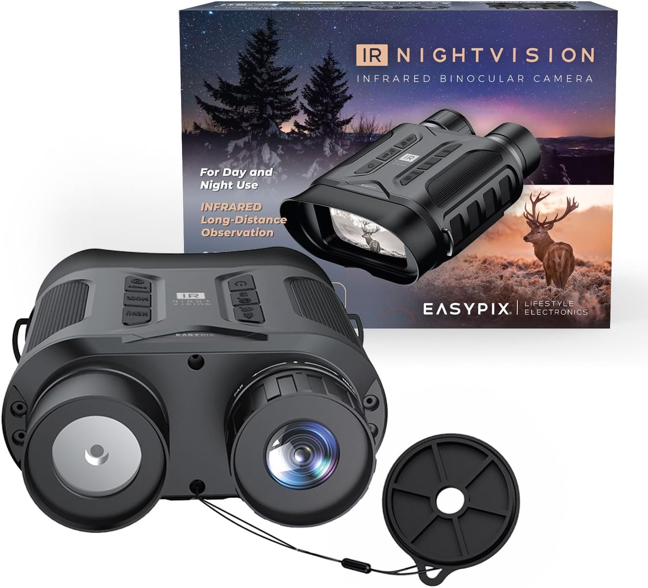 25 Magnification Vision Nachtsichtgerät mm, 4-fach, Night EASYPIX Digitales Cam