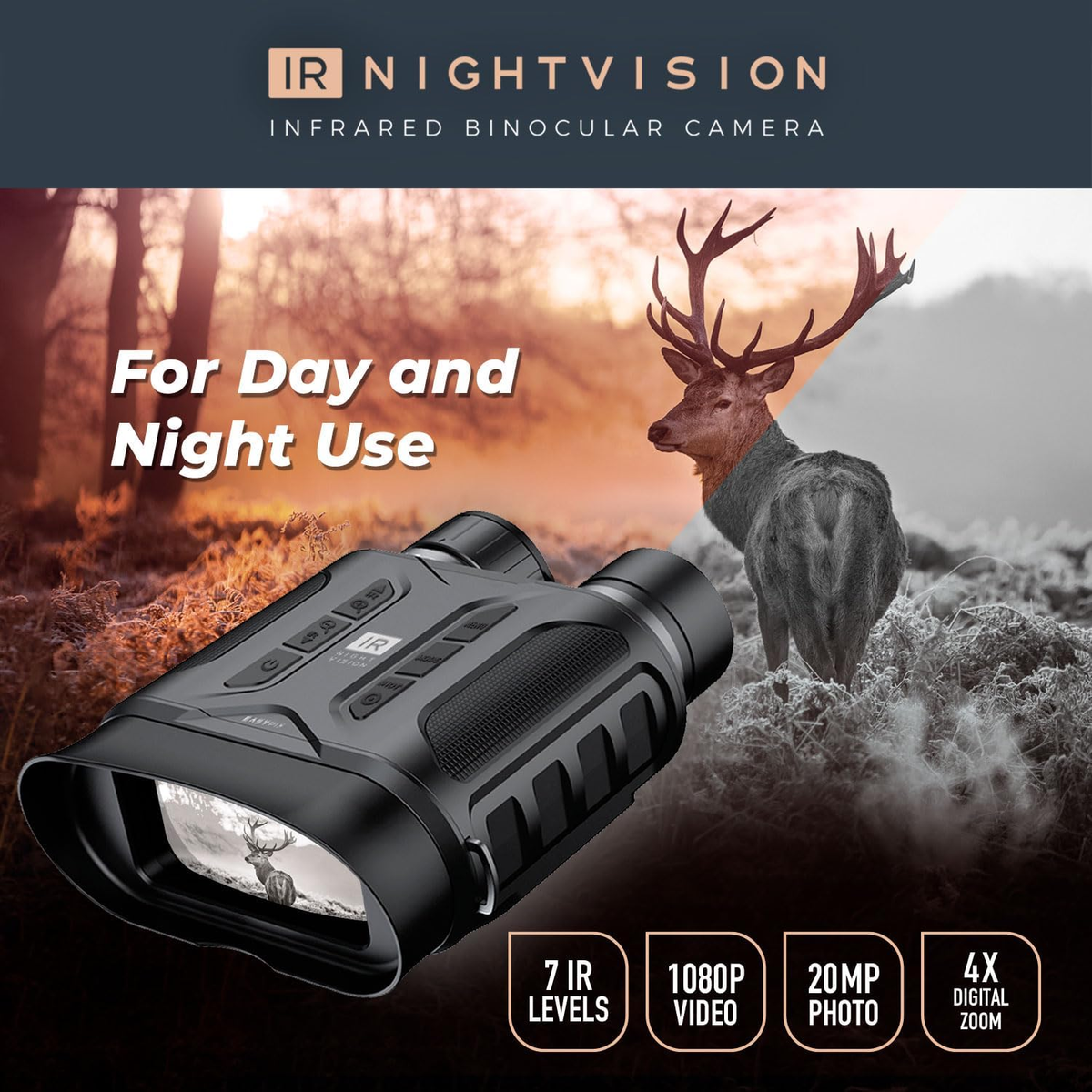 Magnification mm, Nachtsichtgerät EASYPIX 25 4-fach, Vision Cam Digitales Night