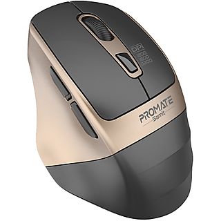 Ratón inalámbrico - PROMATE Samit, Bluetooth, Dorado