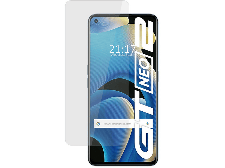REY Pack 3X Vetro Temperato 9H+ E Custodia Anti-shock Per REALME GT Neo 2 5G E GT Neo 3T – TPU Ultrasottile