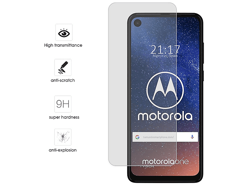 Vetro Temperato Per Motorola One 5G UW Ace Protezione Schermo - Foto 9