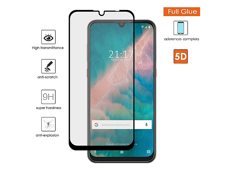 FZZSZS Funda Para ZTE Blade A35e + Protector De Pantalla Vidrio