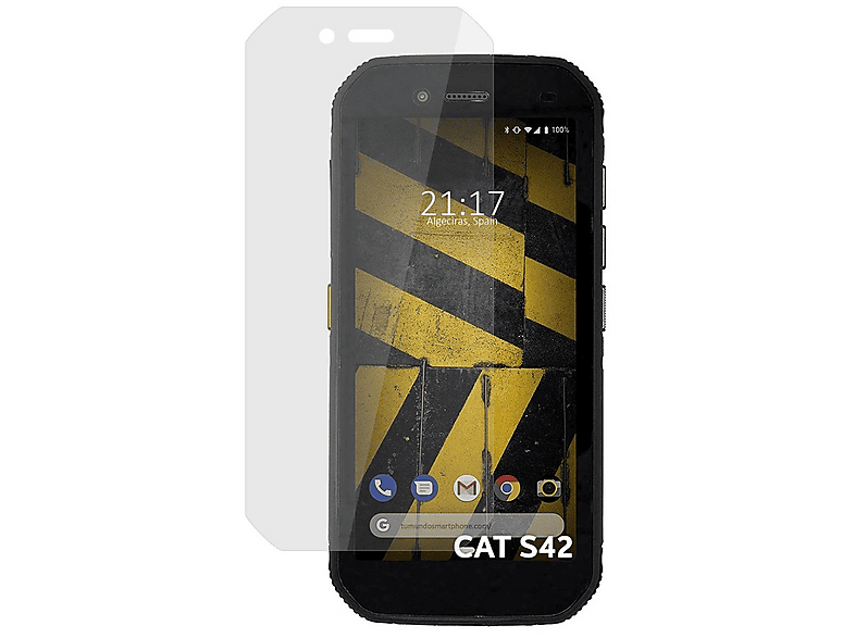 caseroxx TPU-Custodia per Cat S42/S42 H+, Guaina copertura protettiva