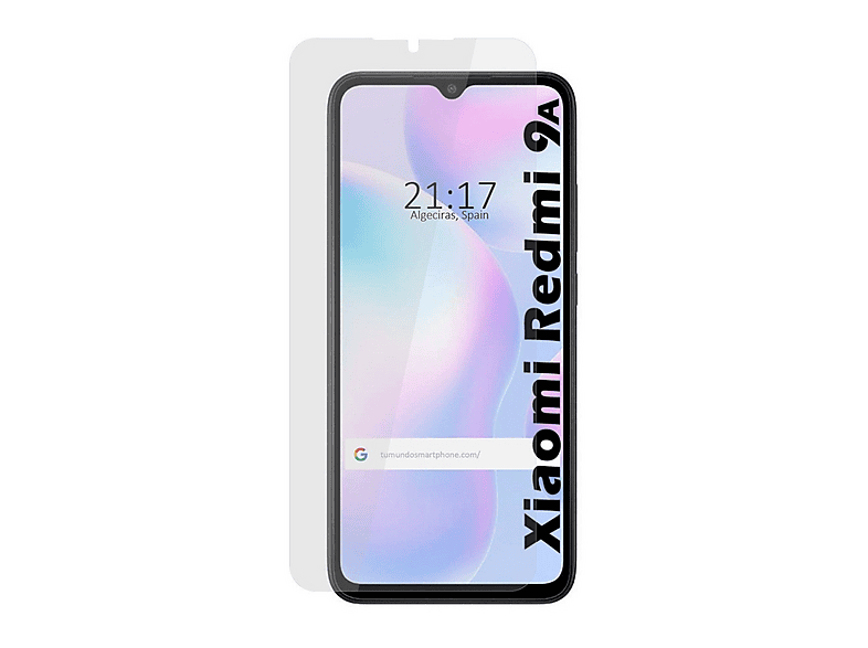 Pack 2 In 1 Xiaomi Redmi 9A/9AT: Cover Gel Trasparente TPU + Vetro Temperato (0.3mm), Protezione Completa Per Schermo E Corpo