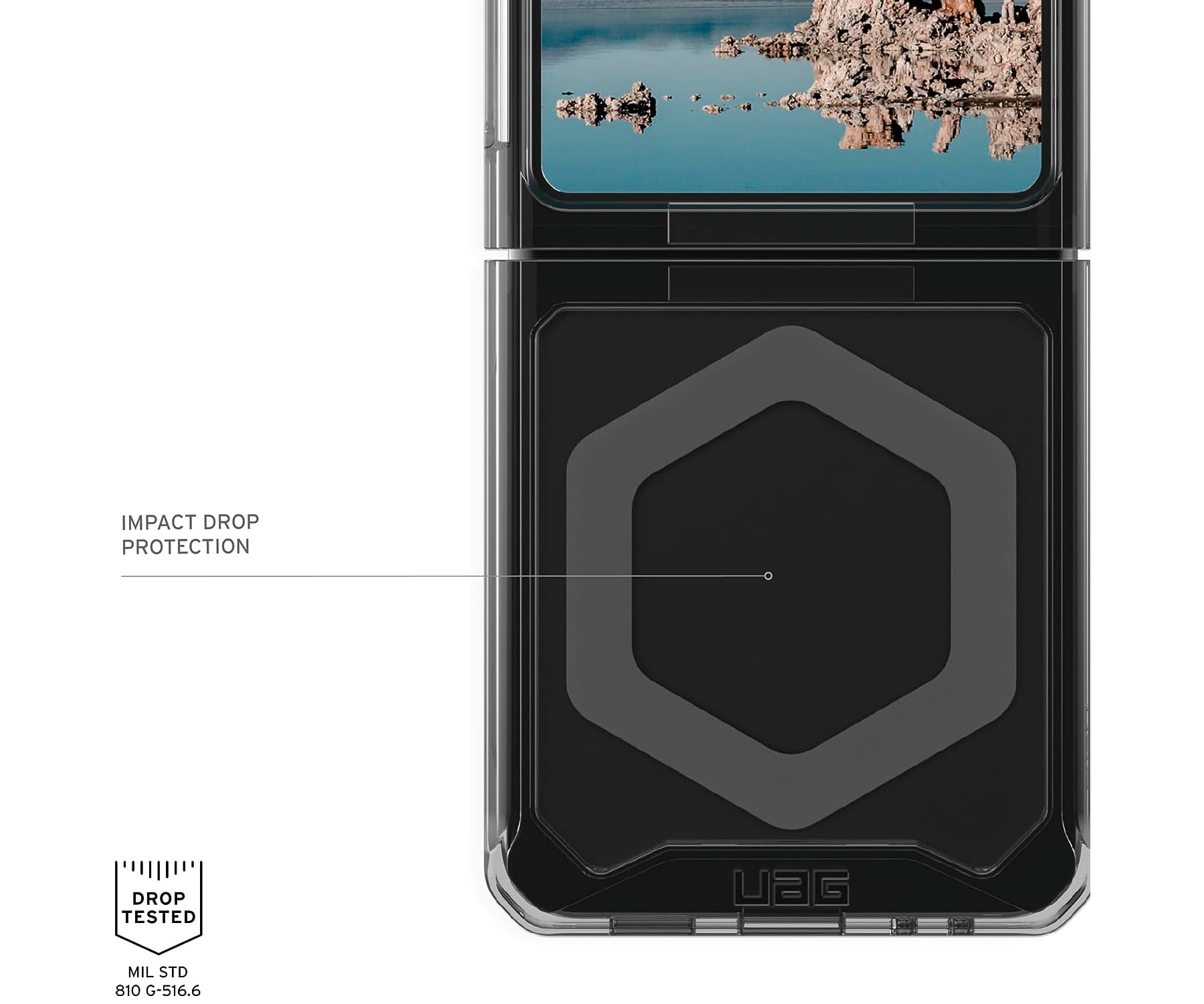 transparent) / URBAN 5G, (grau ARMOR Plyo Flip5 GEAR Backcover, grau Z space ash Samsung, Galaxy Pro,