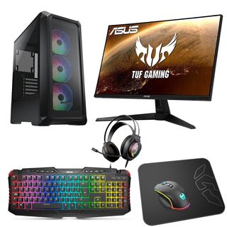 PC-Gaming - EPICAL-Q  HPlus46, Intel Core i7 12700F, 32 GB RAM, 1 TB SSD, GeForce RTX™ 4060, Windows 11 Home (64 Bit), Negro