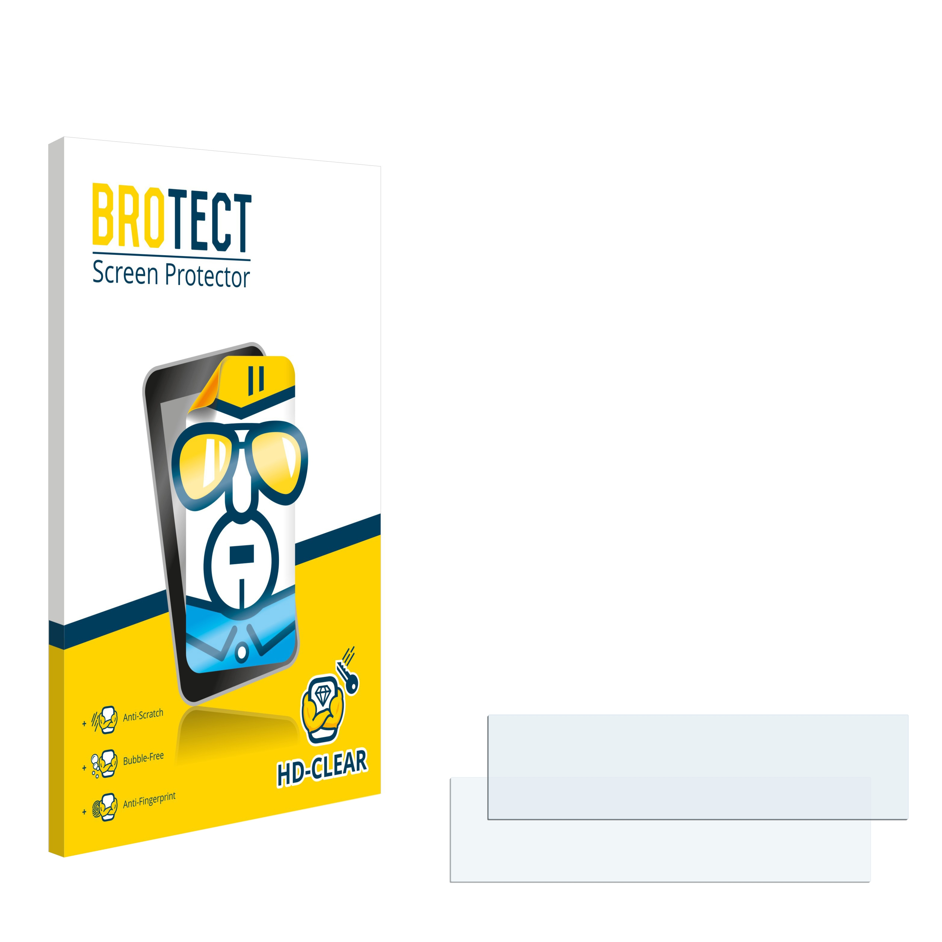 BROTECT 2x klare Schutzfolie(für Samsung Dual Flex) Cook SmartThings