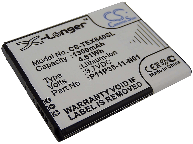 VHBW kompatibel mit Akku CX Li-Ion Graphing, - CAS Volt, 3.7 TI-Nspire TI-Planet, CX Texas CAS Nspire TI 1300 Instruments Taschenrechner